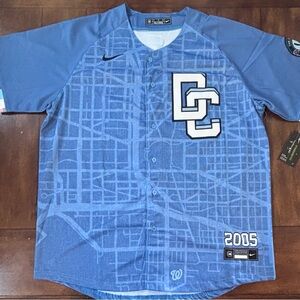 Washington Nationals City Connect Jersey James Woods Adult XL NWT